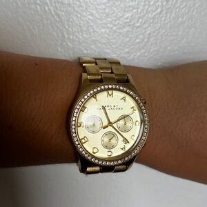 Gold Marc Jacob’s watch